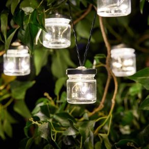Firefly Jar String Lights 10 jars